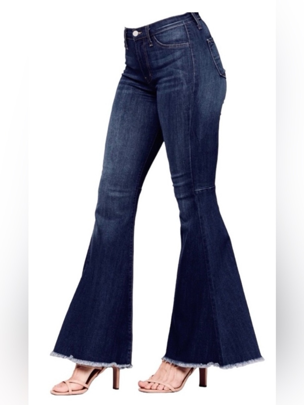 Judy Blue 8396 Memphis High Rise Flare Leg Bell Bottom Dark Wash Jeans Size 9/29